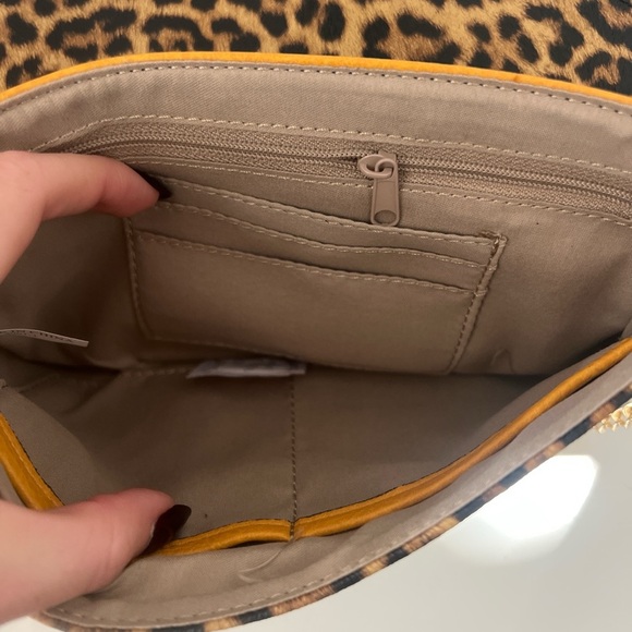 Alba Tiger and Leopard Print Clutch - Black and Brown - Picture 3 of 3